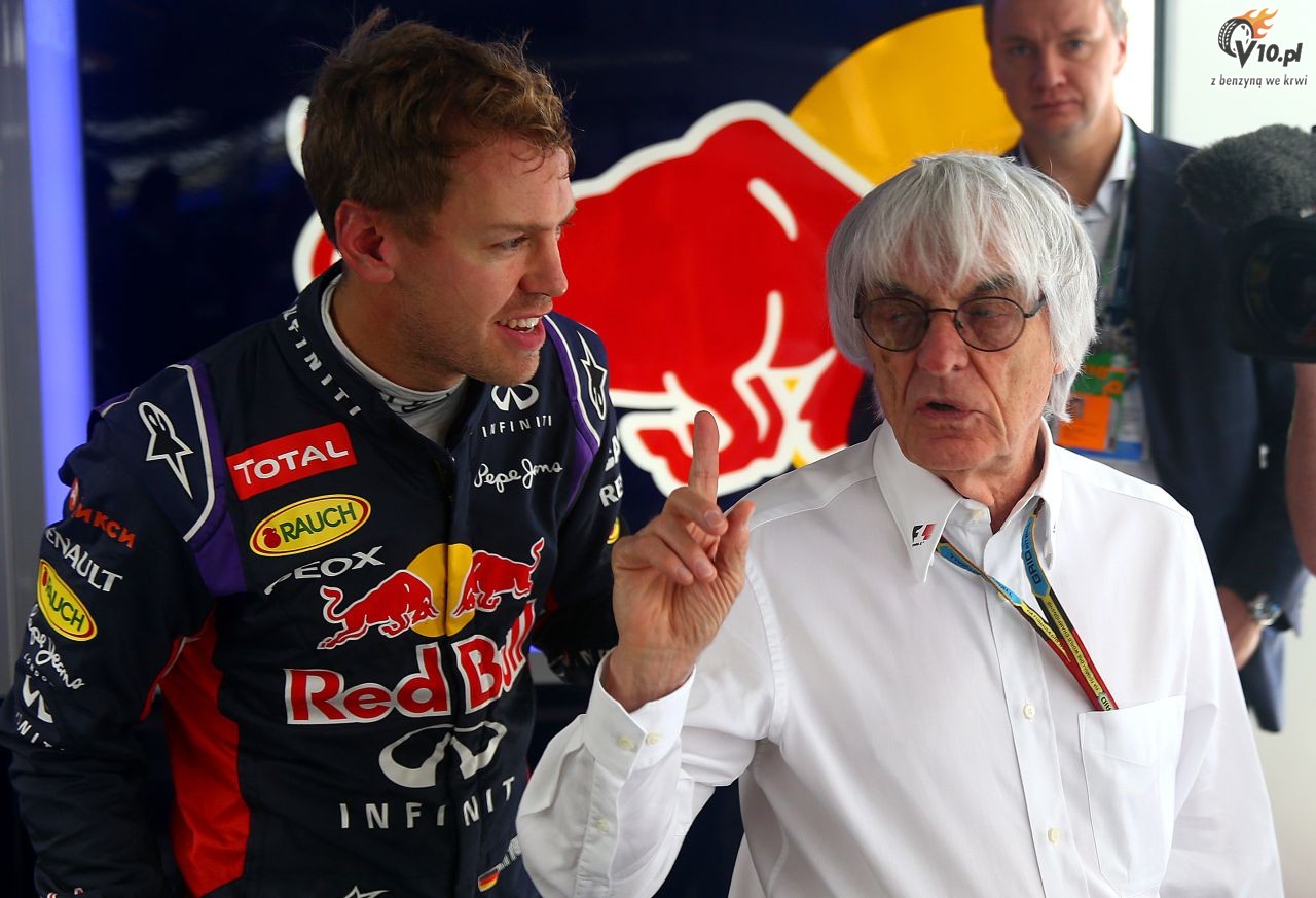 Zdjcie Zagadka: Co Ecclestone mwi Vettelowi?