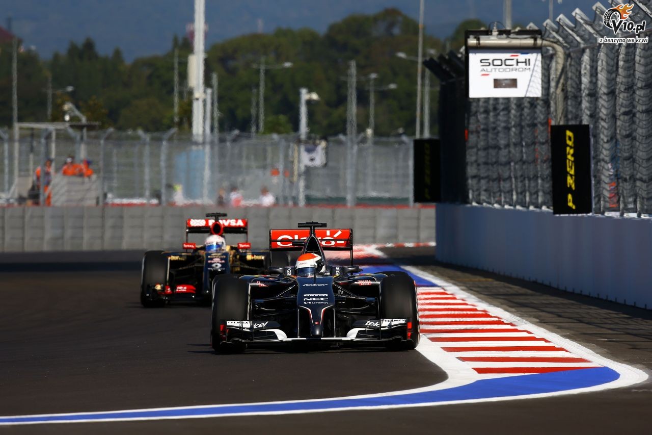 GP Rosji 2014 - pitkowe treningi