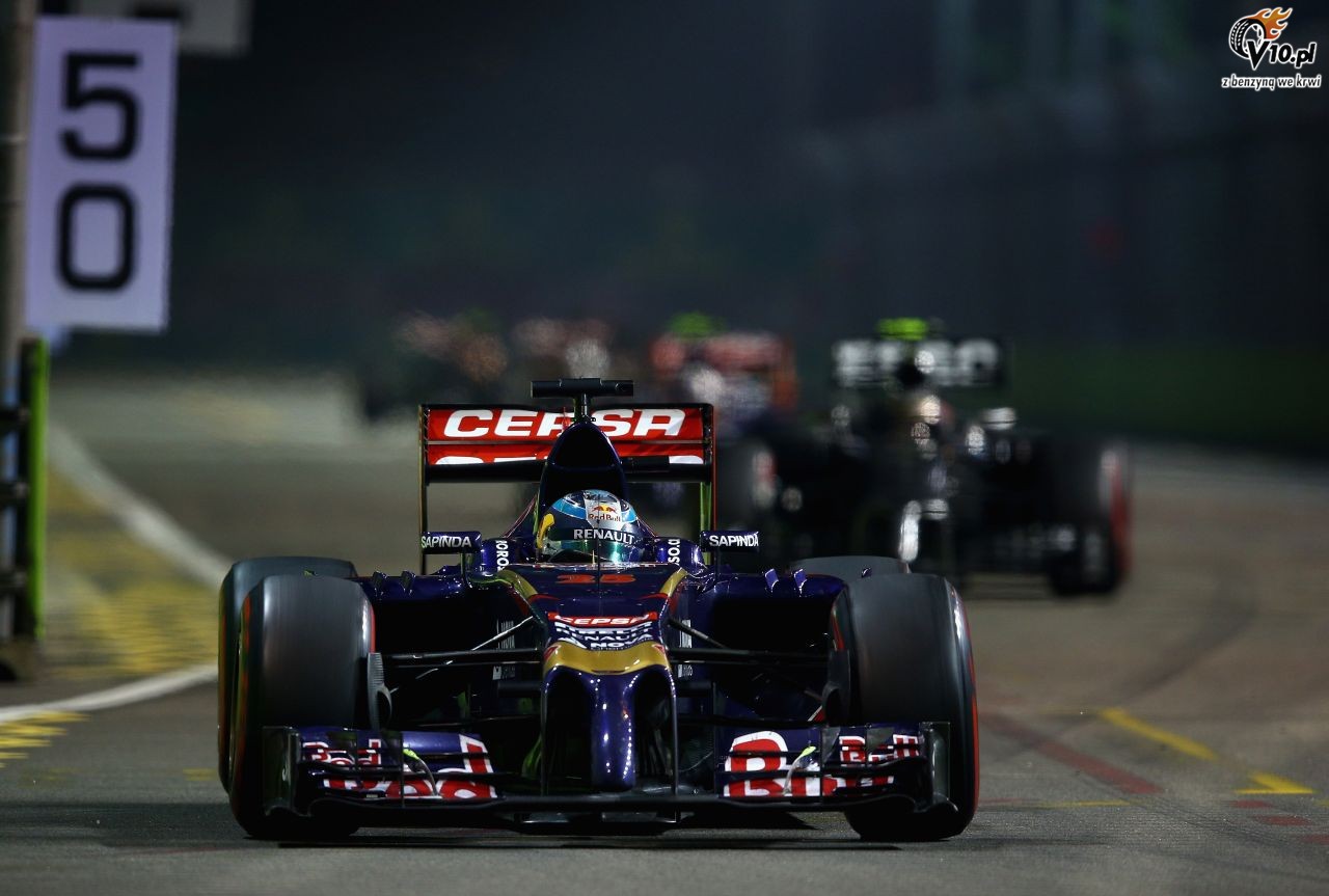 GP Singapuru 2014 - wycig