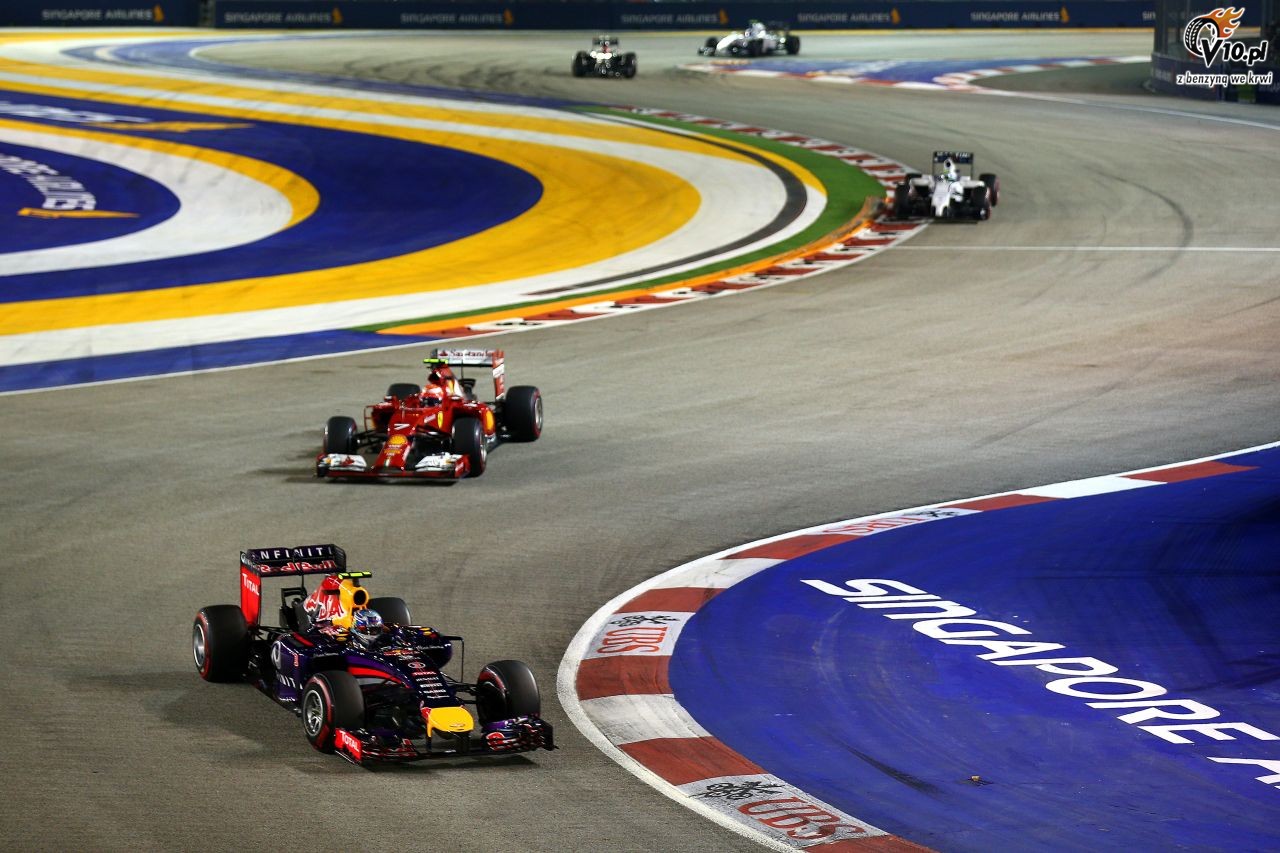 GP Singapuru 2014 - wycig