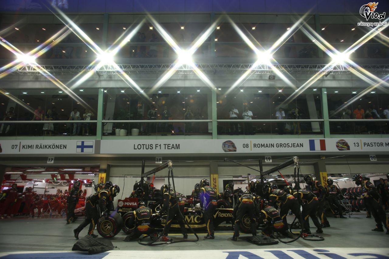 GP Singapuru 2014 - wycig