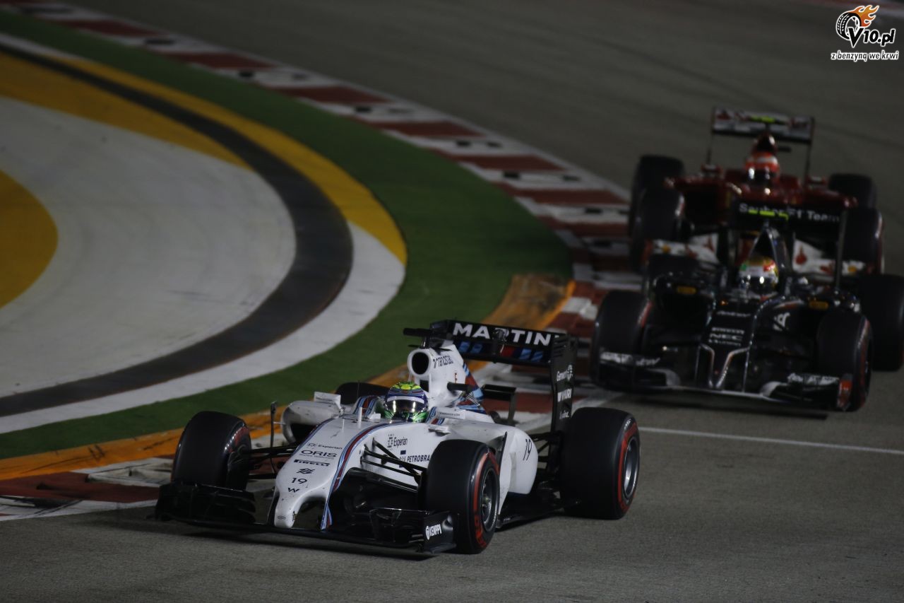 GP Singapuru 2014 - wycig