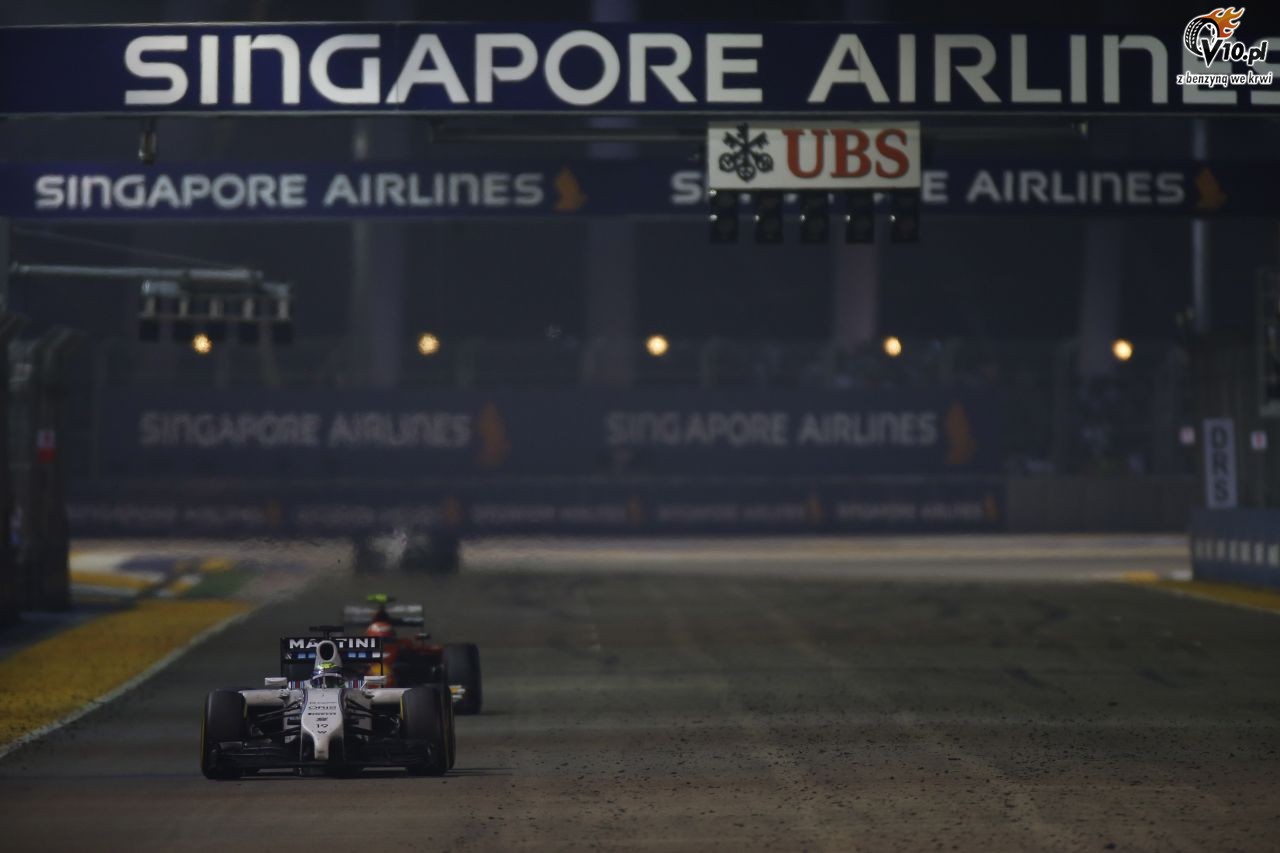 GP Singapuru 2014 - wycig