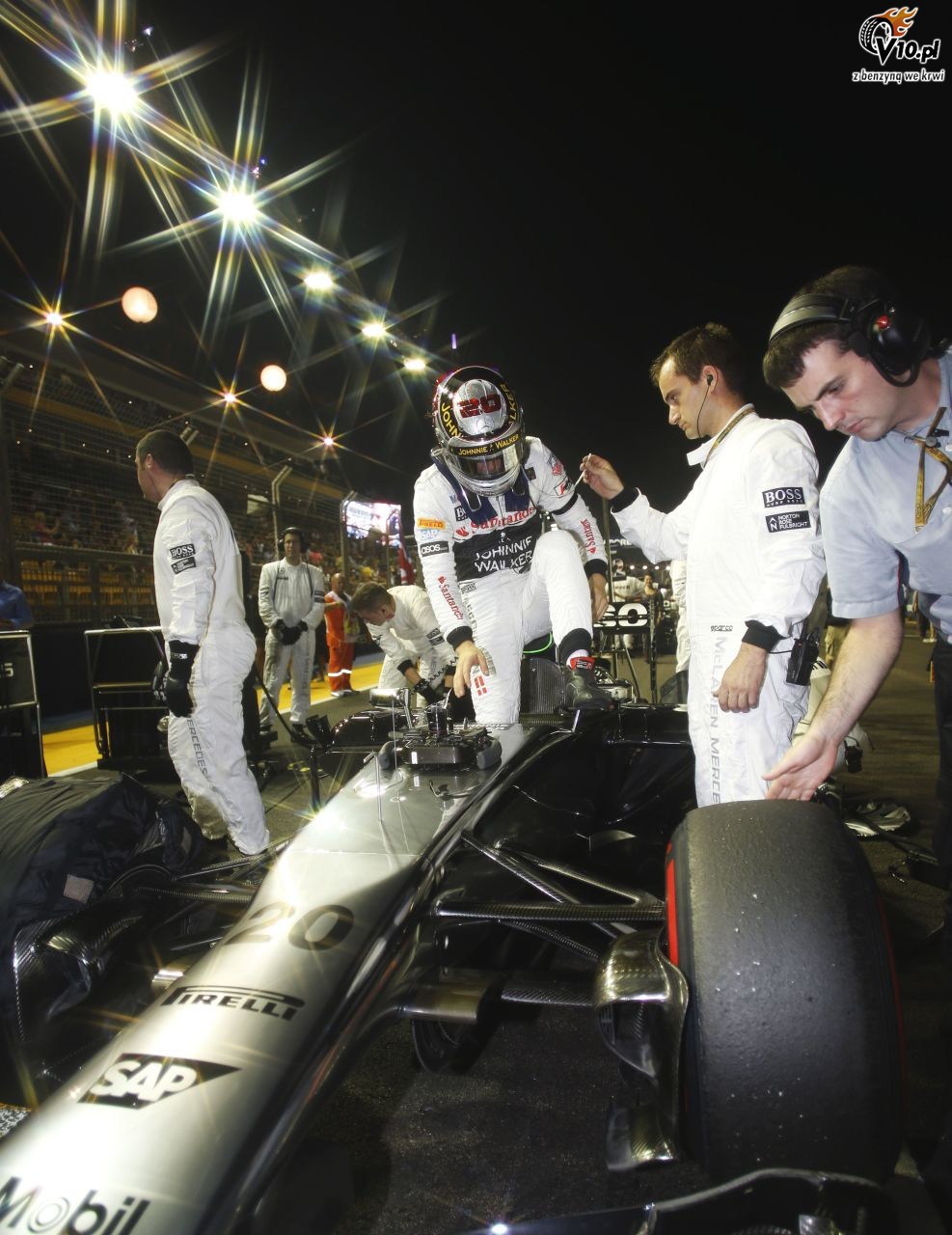 GP Singapuru 2014 - wycig