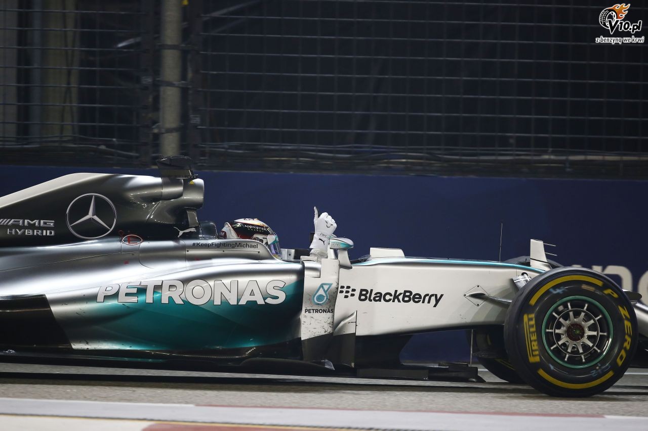 GP Singapuru 2014 - wycig