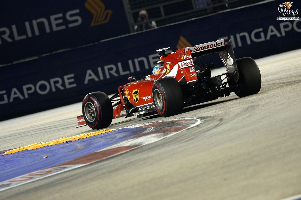 GP Singapuru 2014 - wycig