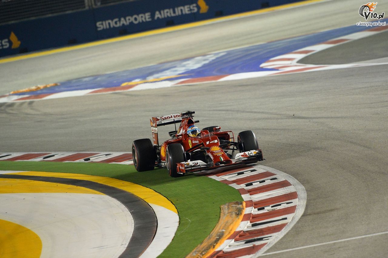 GP Singapuru 2014 - wycig