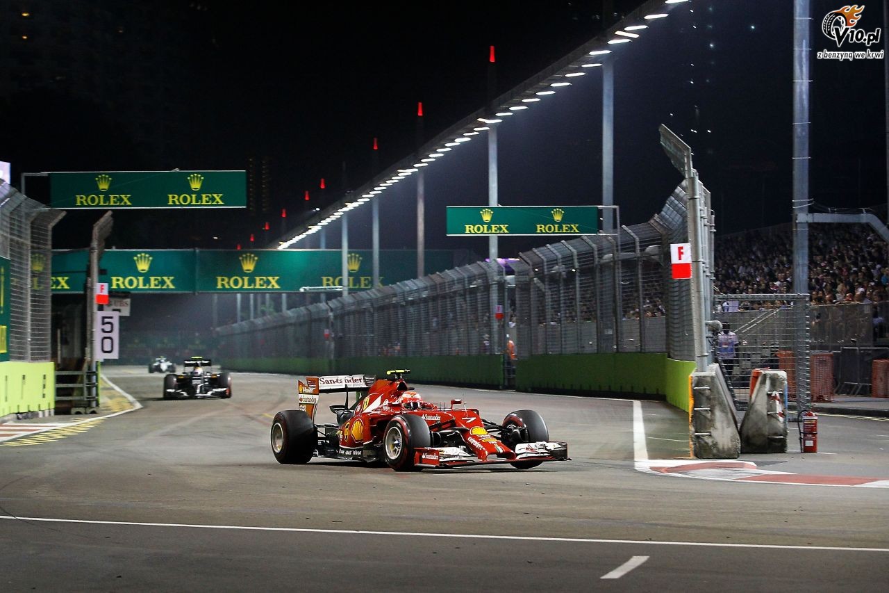 GP Singapuru 2014 - wycig