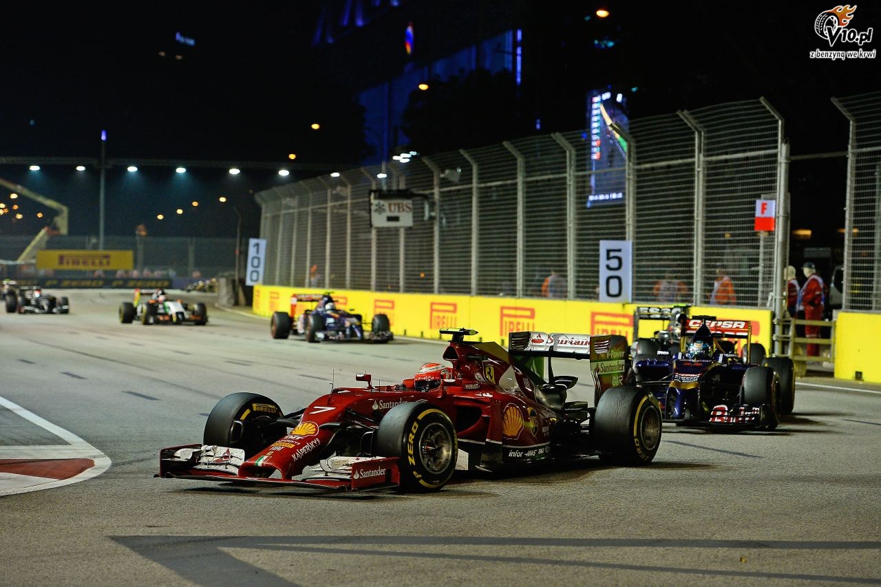 GP Singapuru 2014 - wycig