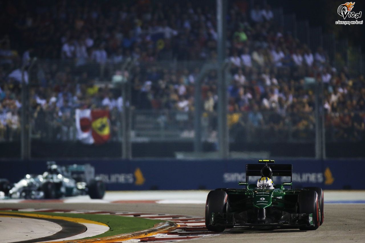 GP Singapuru 2014 - wycig