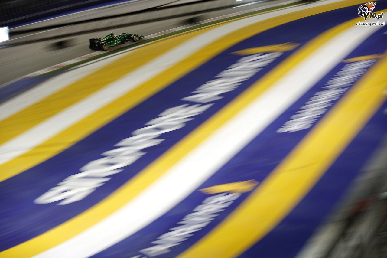 GP Singapuru 2014 - wycig