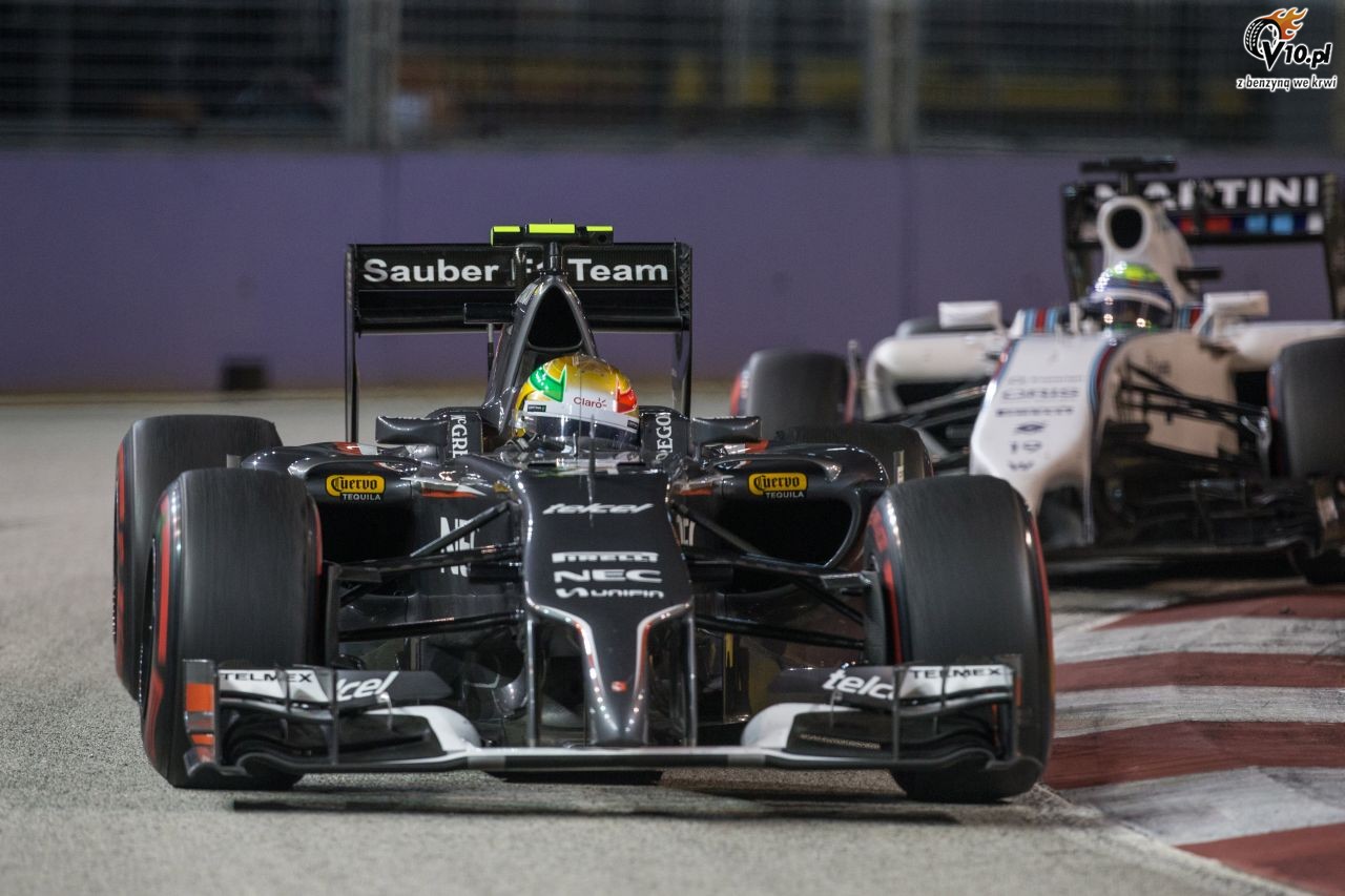 GP Singapuru 2014 - wycig