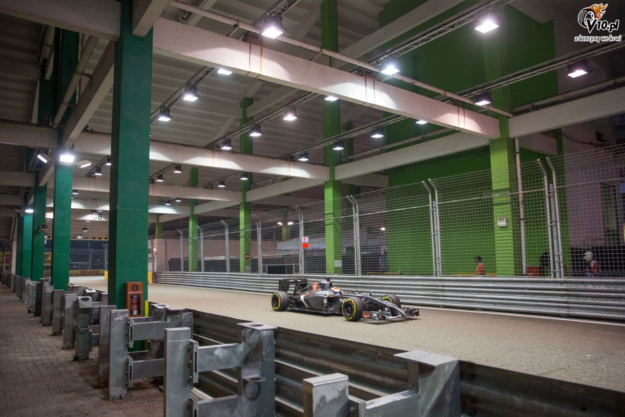 GP Singapuru 2014 - wycig