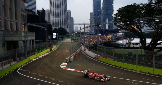 GP Singapuru 2014 - piątkowe treningi