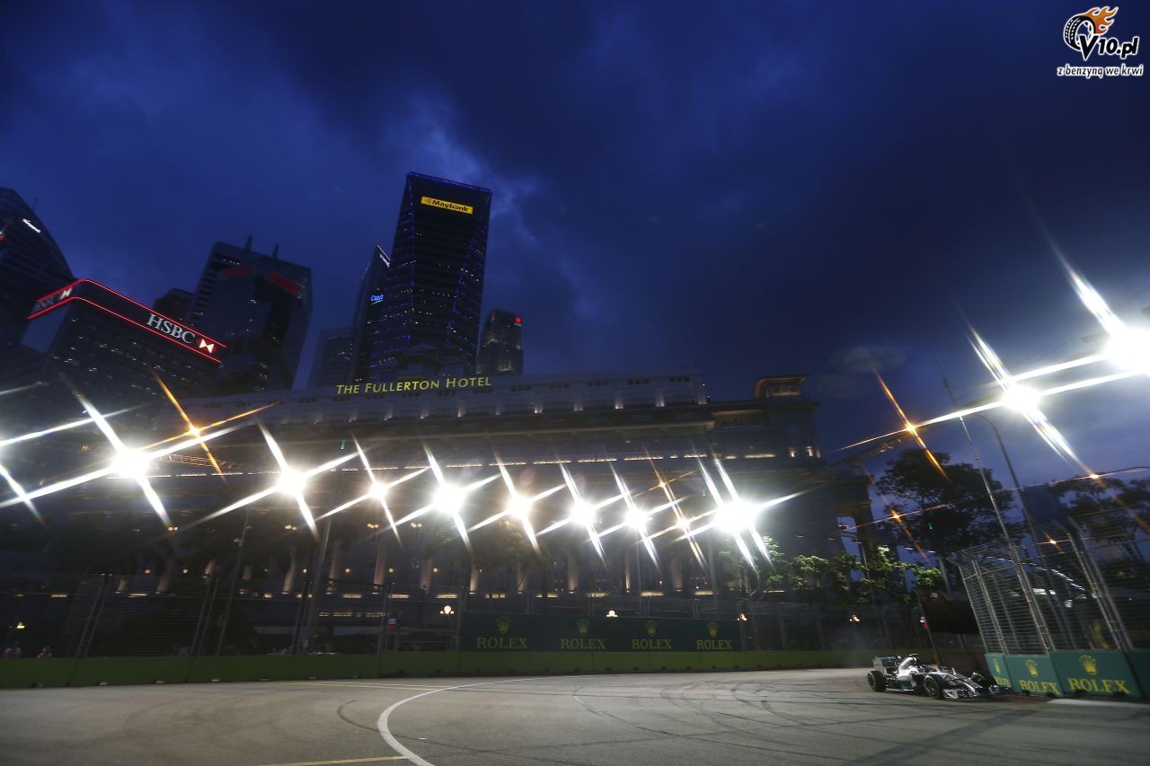 GP Singapuru 2014 - pitkowe treningi