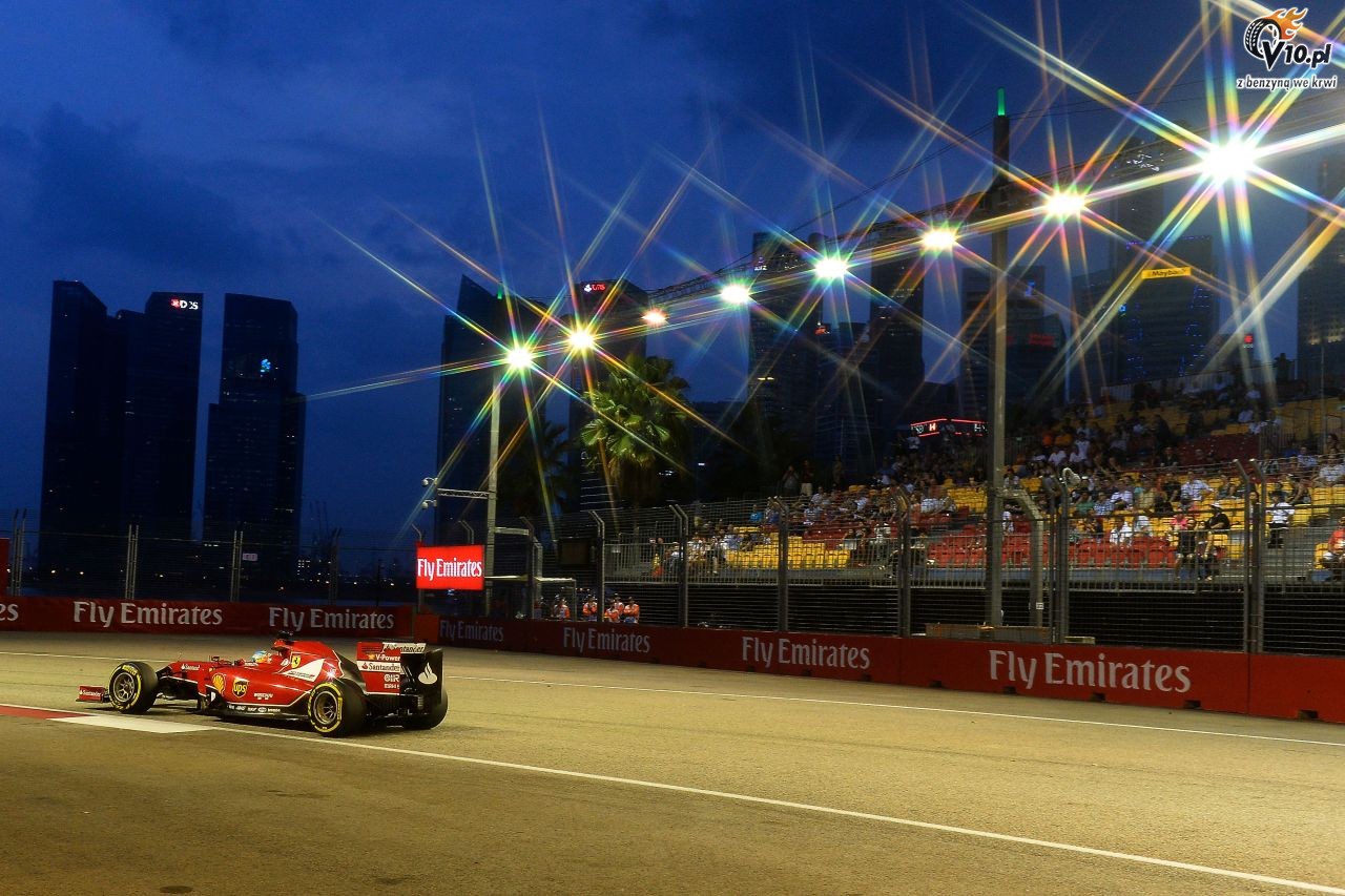 GP Singapuru 2014 - pitkowe treningi