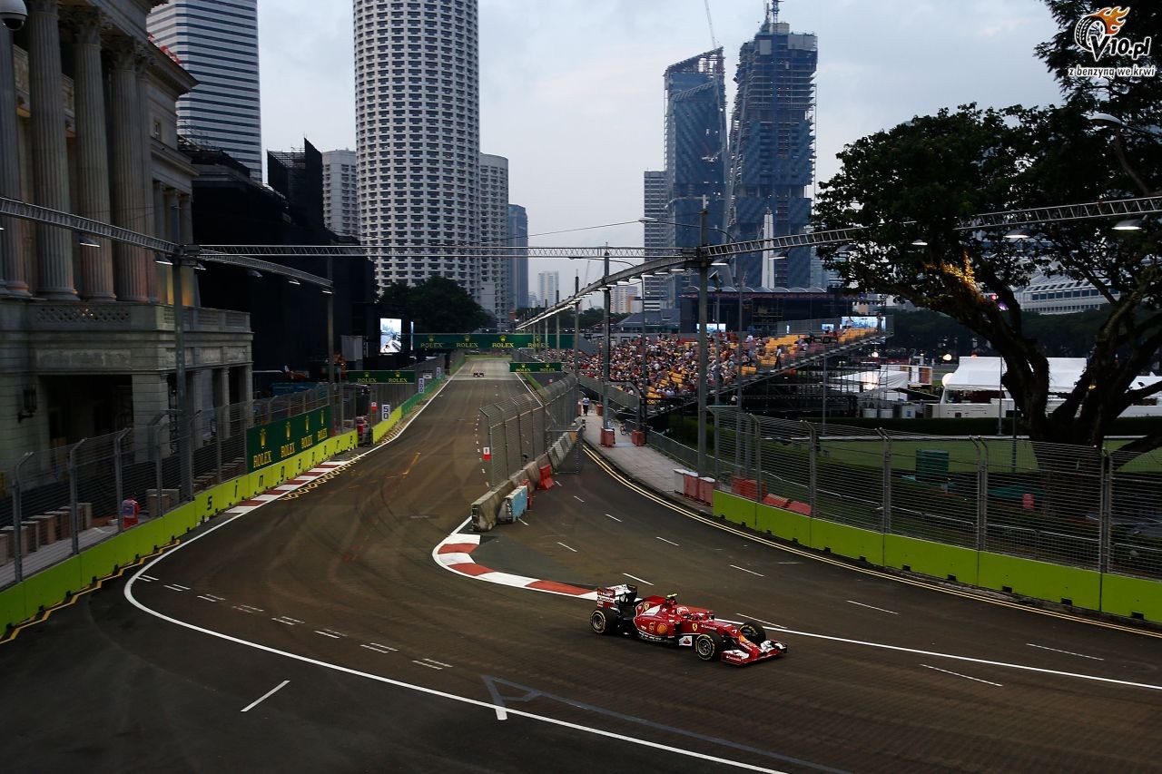 GP Singapuru 2014 - pitkowe treningi