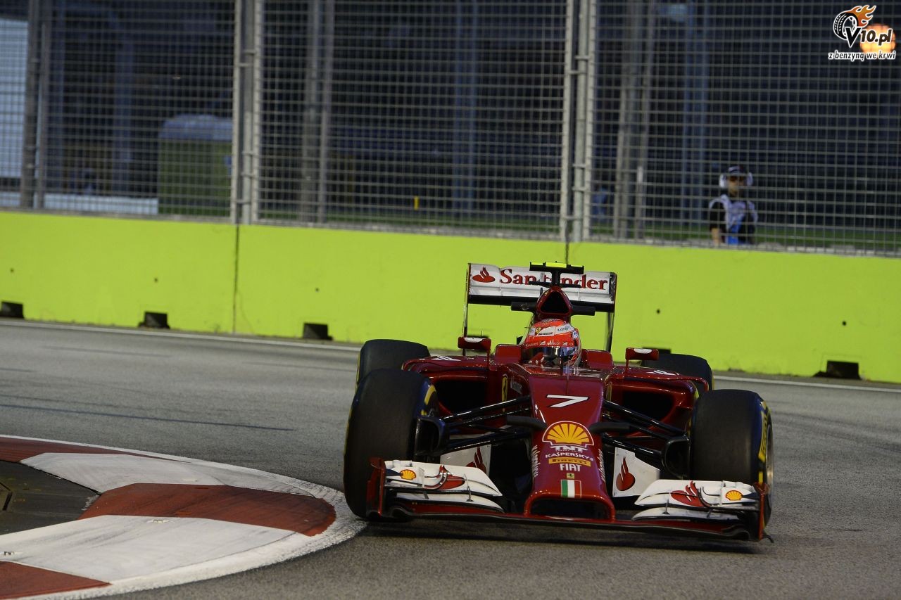 GP Singapuru 2014 - pitkowe treningi