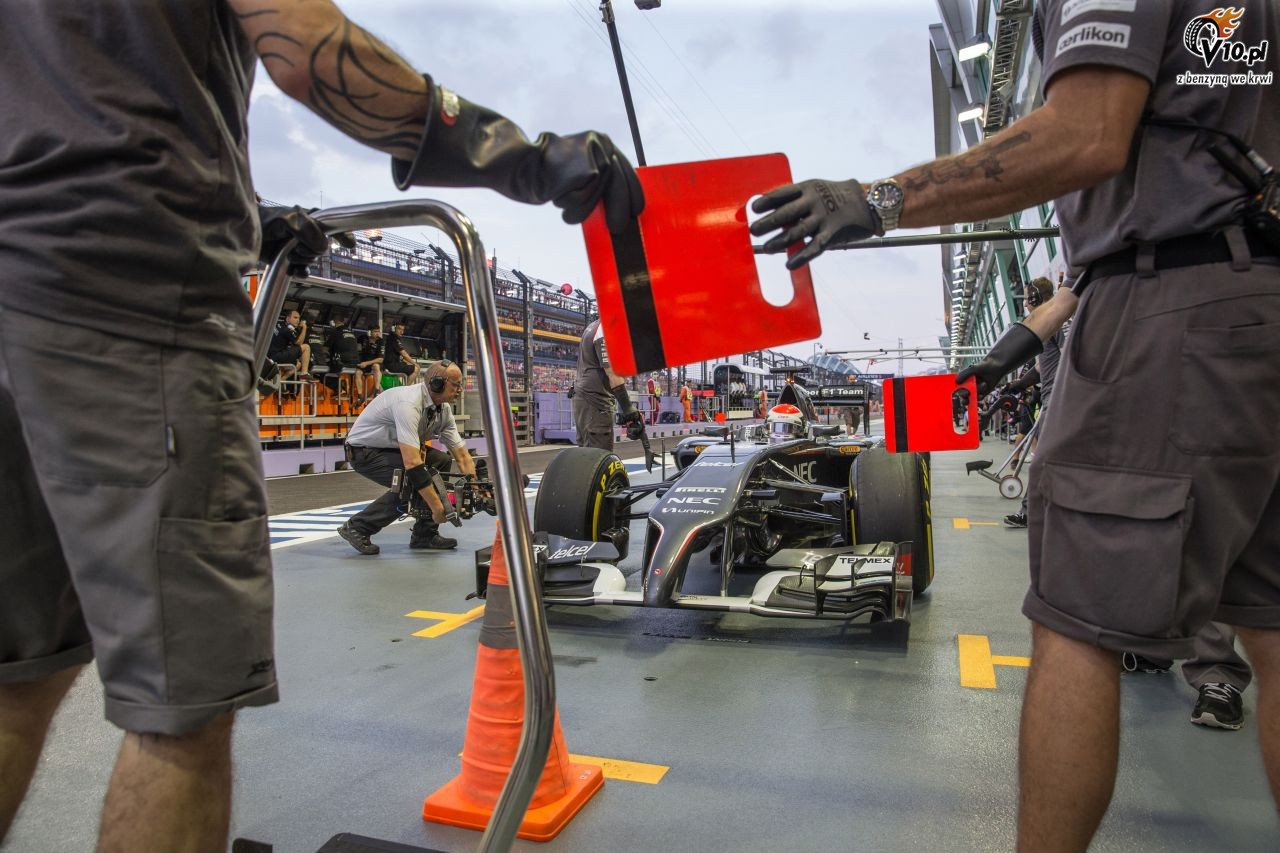GP Singapuru 2014 - pitkowe treningi