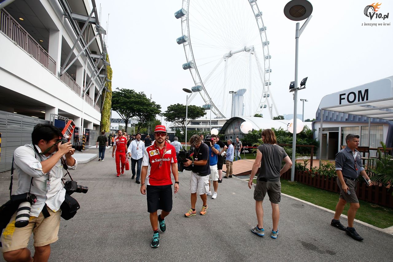 GP Singapuru 2014 - przygotowania