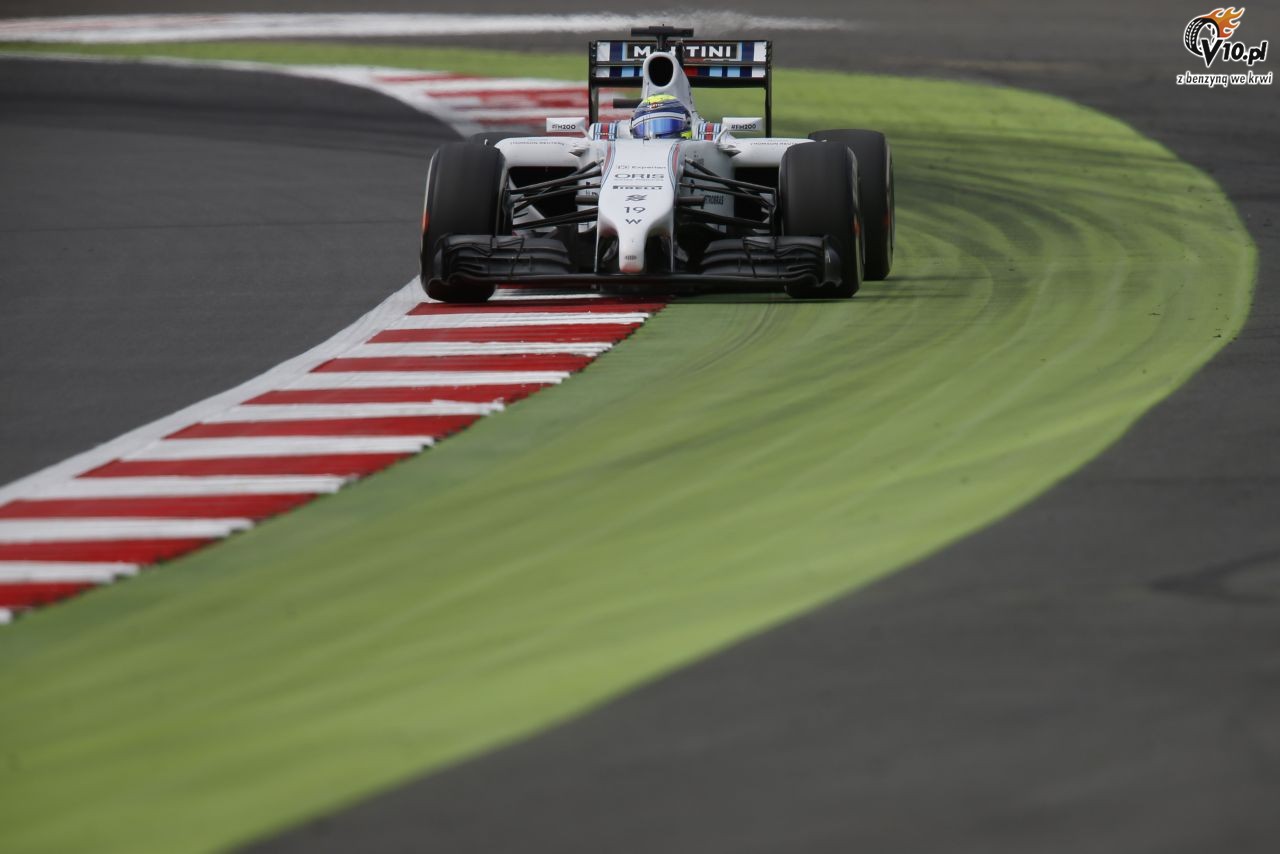 Testy F1 po GP Wielkiej Brytanii: Massa najszybszy pierwszego dnia