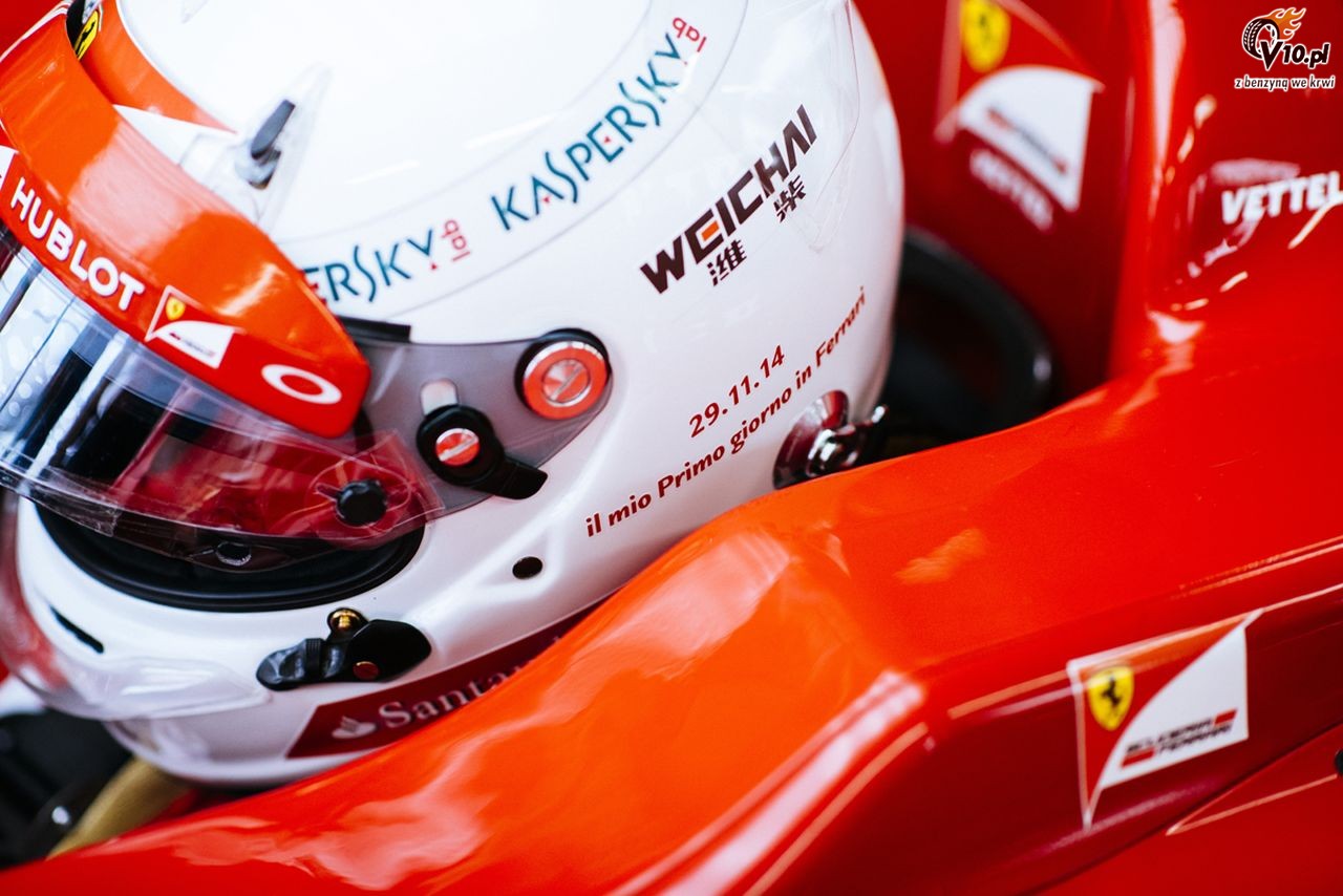 Debiut Vettela w Ferrari