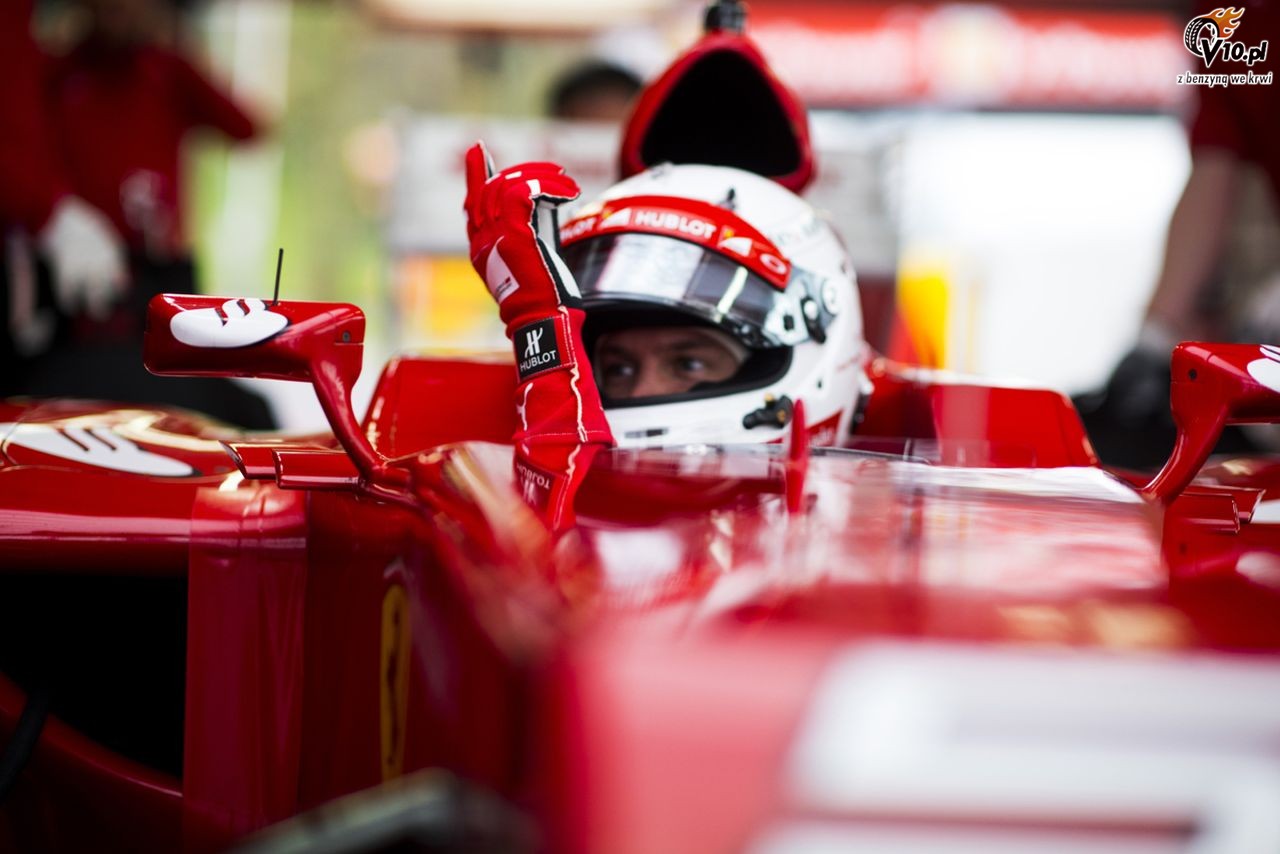 Debiut Vettela w Ferrari