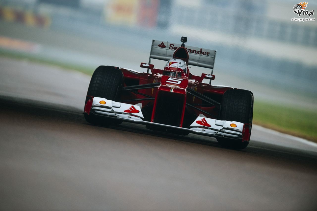 Debiut Vettela w Ferrari