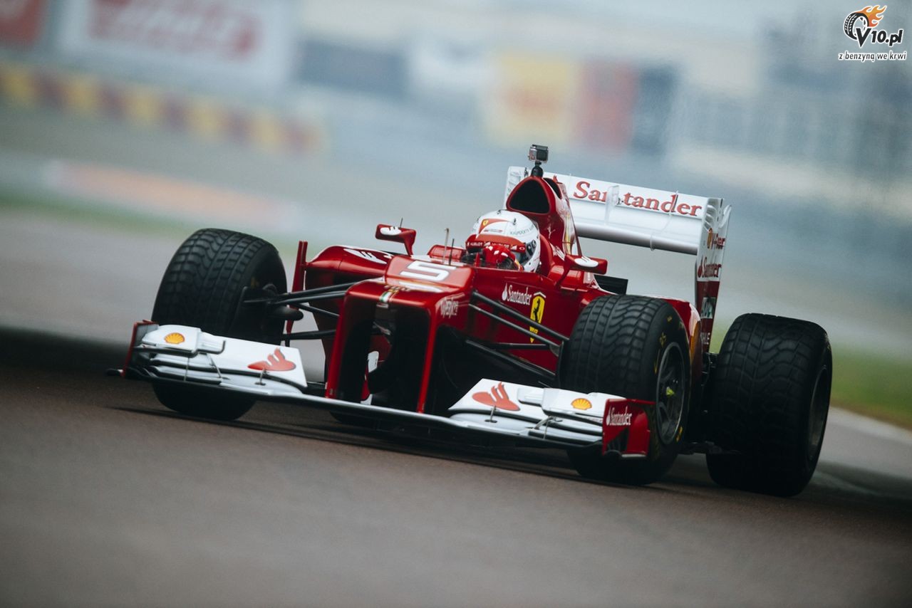Debiut Vettela w Ferrari