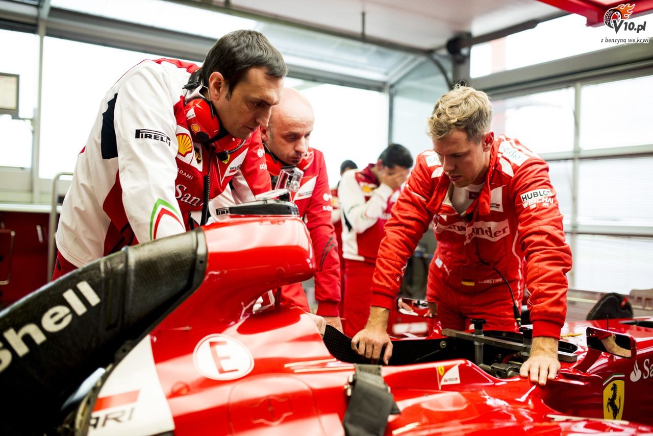 Debiut Vettela w Ferrari