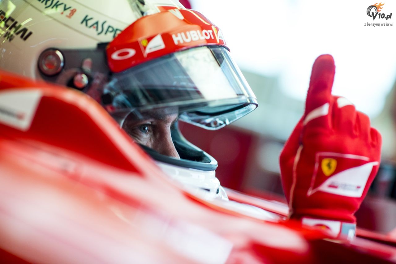 Debiut Vettela w Ferrari