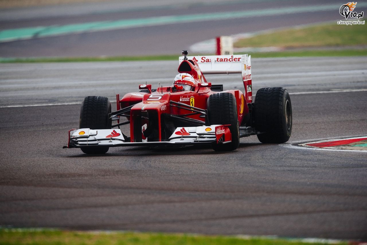 Debiut Vettela w Ferrari