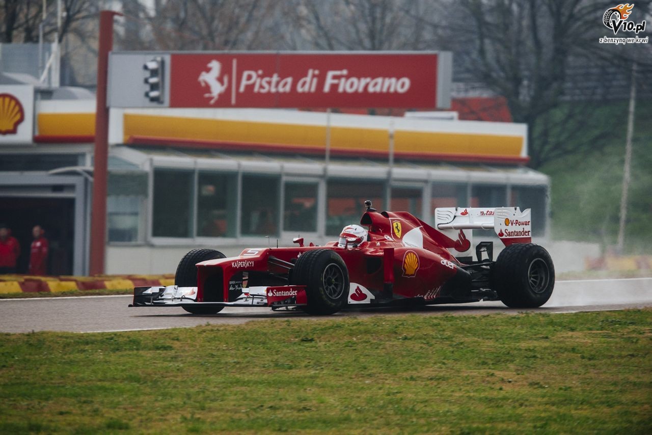 Debiut Vettela w Ferrari