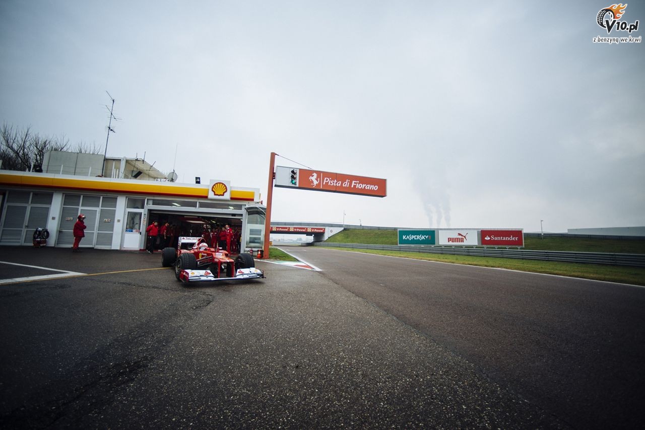 Debiut Vettela w Ferrari