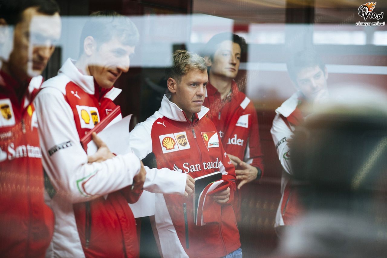 Debiut Vettela w Ferrari