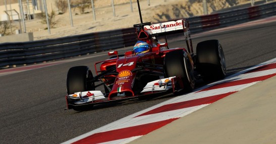 I testy F1 w Bahrajnie 2014 - dzień pierwszy