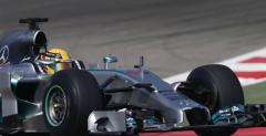 Hamilton schud do cikiego bolidu Mercedesa