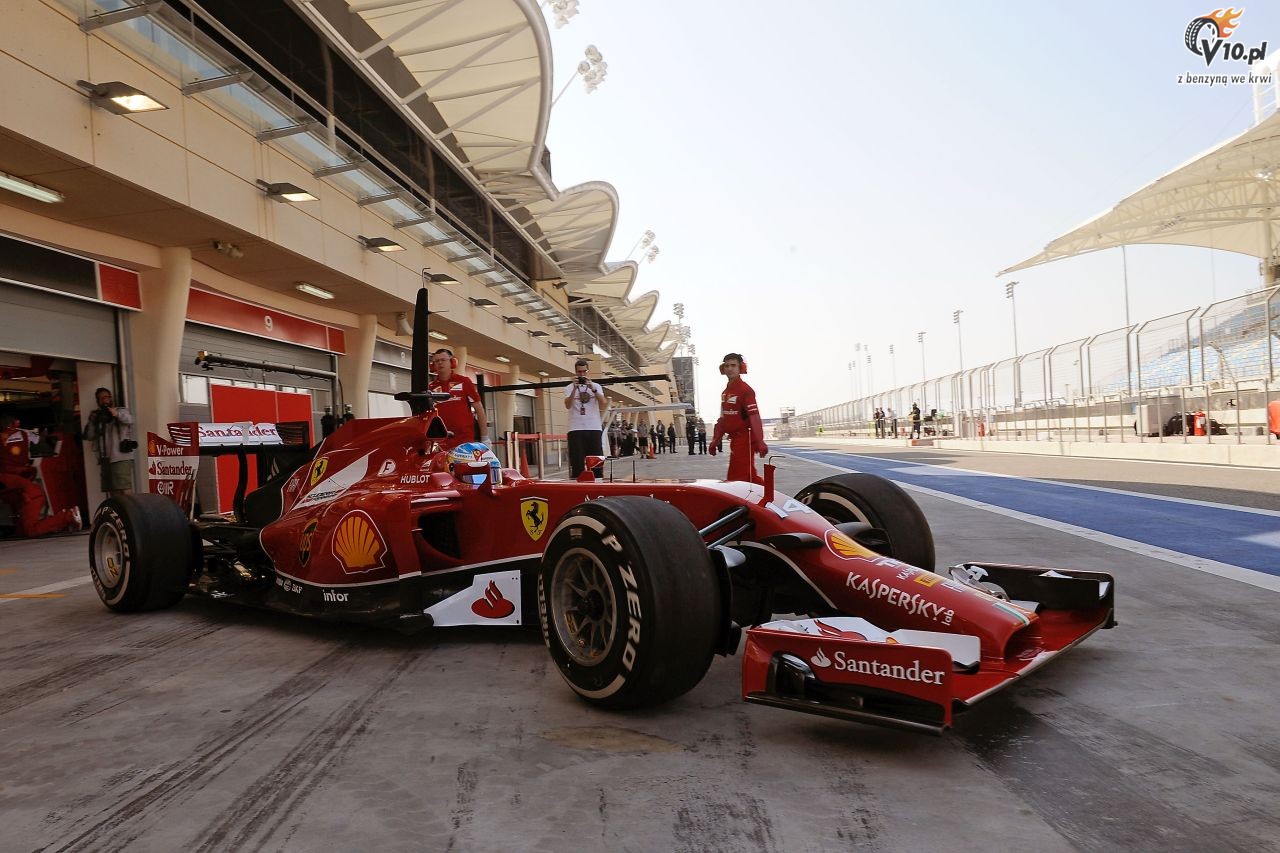 I testy F1 w Bahrajnie 2014 - dzie pierwszy