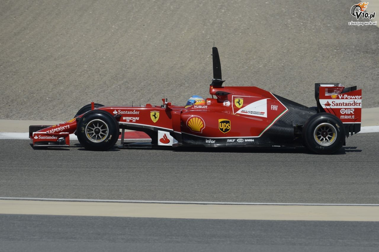 I testy F1 w Bahrajnie 2014 - dzie pierwszy