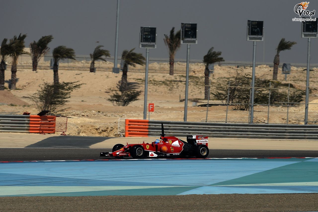 I testy F1 w Bahrajnie 2014 - dzie pierwszy