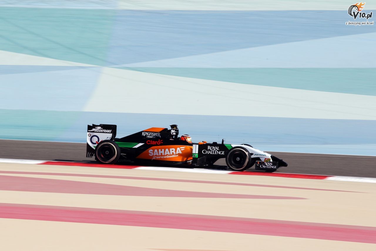 I testy F1 w Bahrajnie 2014 - dzie pierwszy