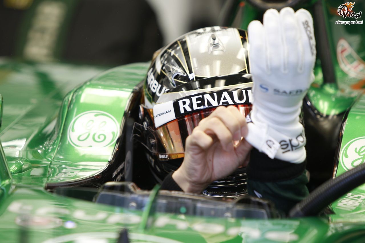 Kobayashi: Caterham wolniejszy od bolidu GP2