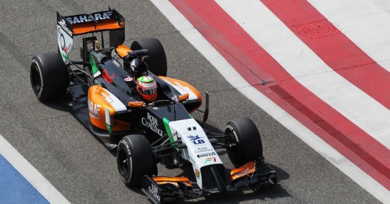 II testy F1 w Bahrajnie 2014 - dzień pierwszy