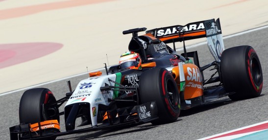 II testy F1 w Bahrajnie 2014 - dzień pierwszy