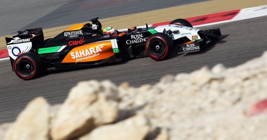 II testy F1 w Bahrajnie 2014 - dzień pierwszy