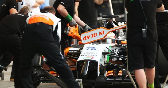 II testy F1 w Bahrajnie 2014 - dzień pierwszy