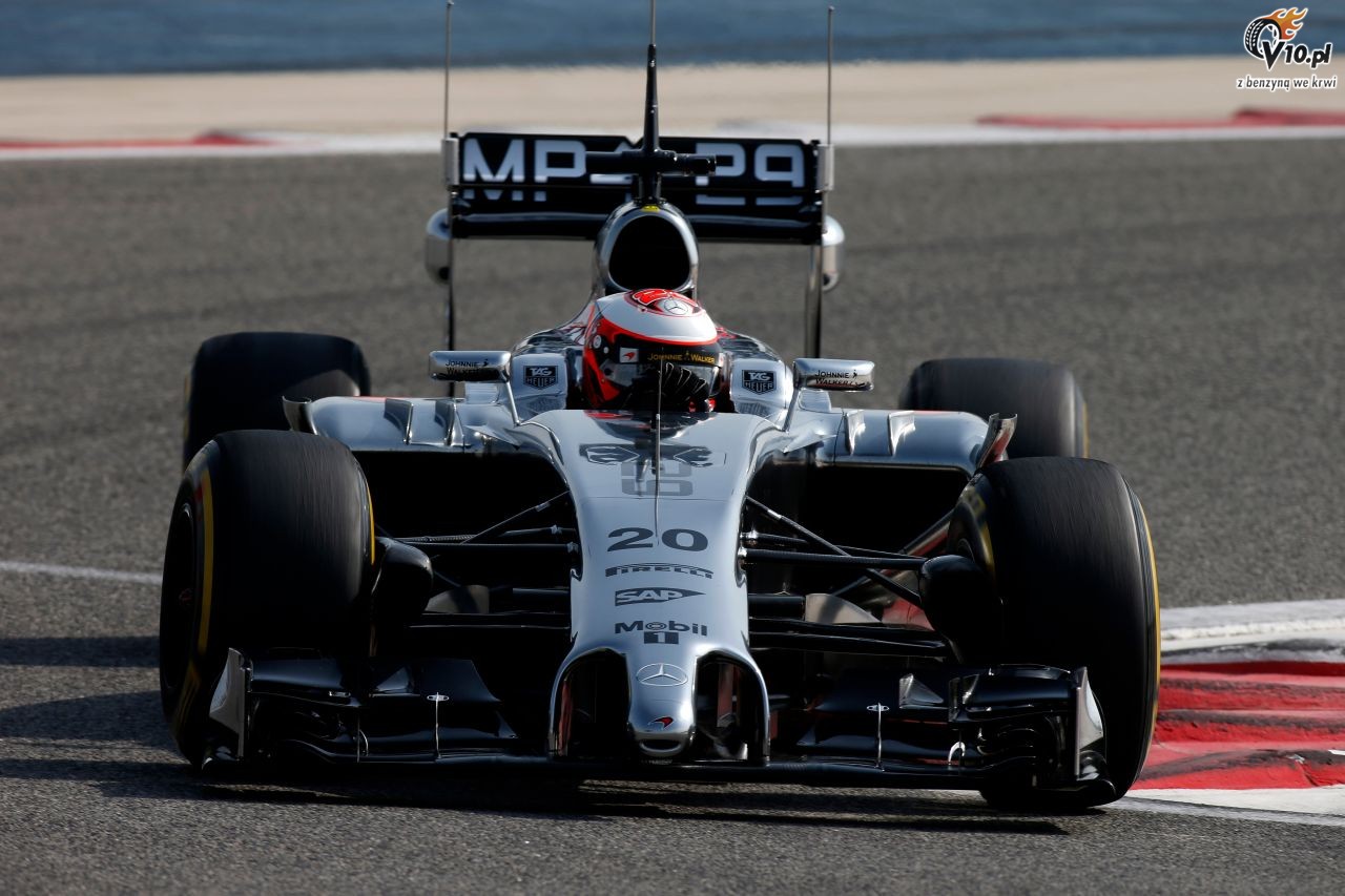 II testy F1 w Bahrajnie 2014 - dzie pierwszy