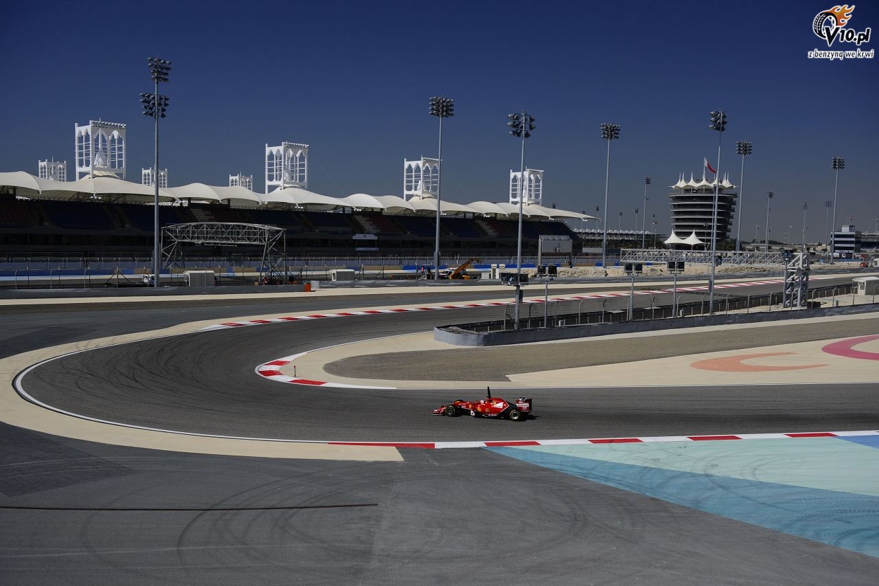 II testy F1 w Bahrajnie 2014 - dzie pierwszy