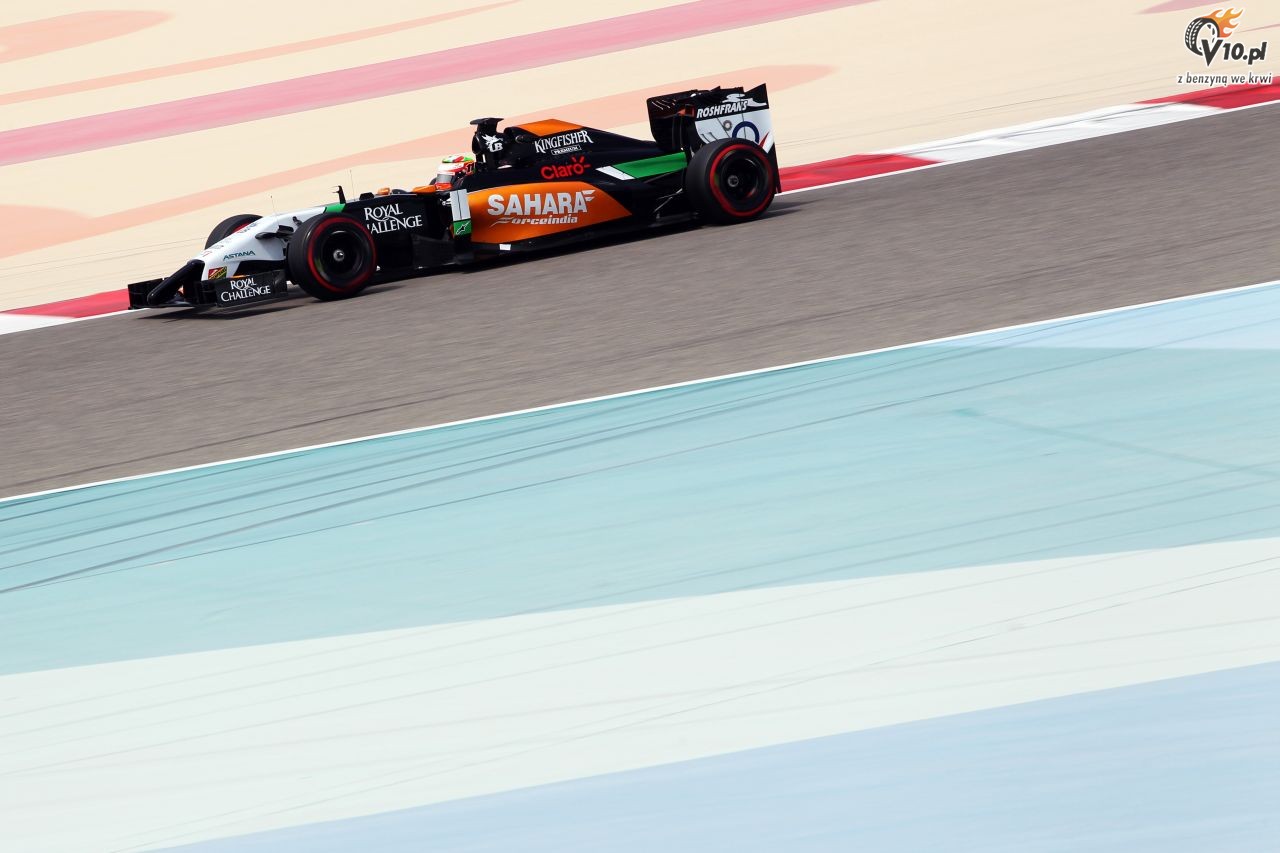 II testy F1 w Bahrajnie 2014 - dzie pierwszy