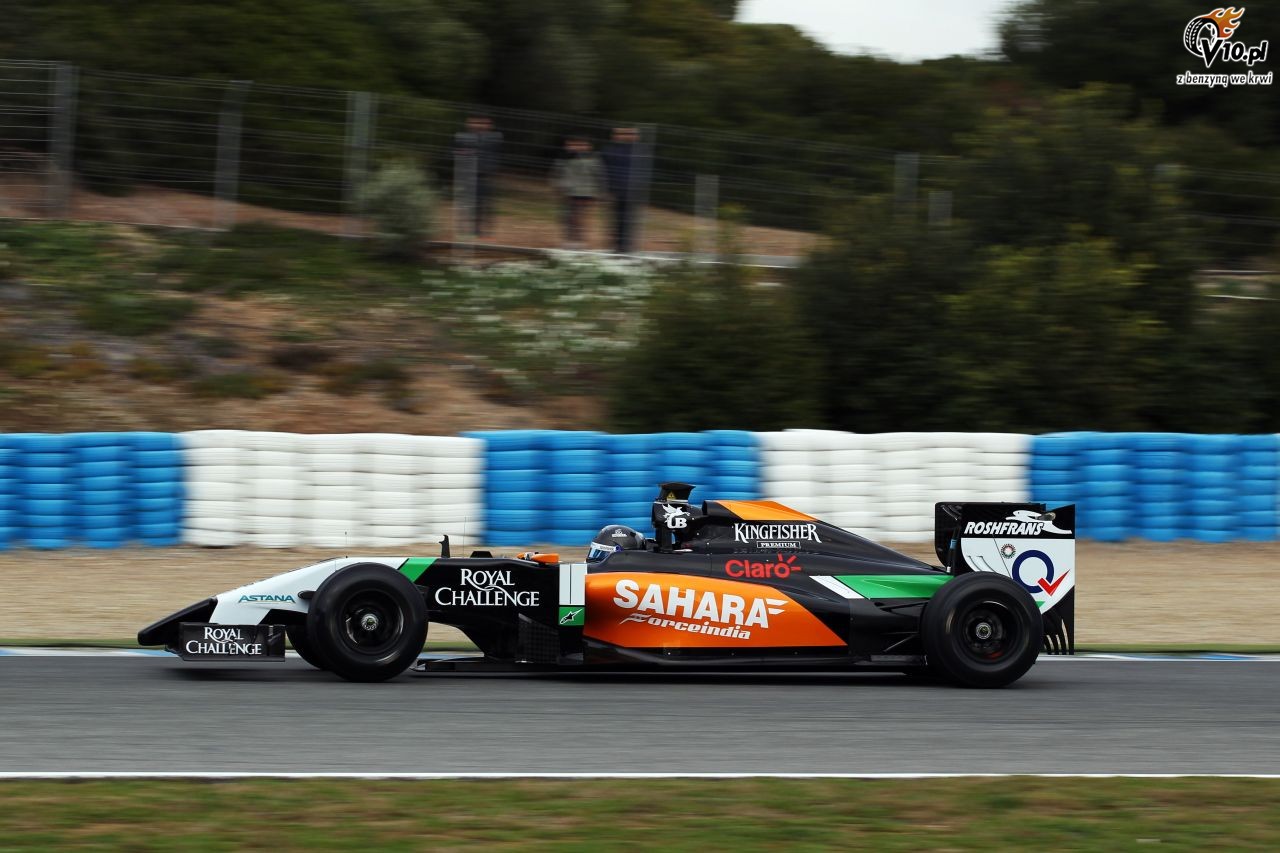 Testy F1 w Jerez 2014 - dzie pierwszy